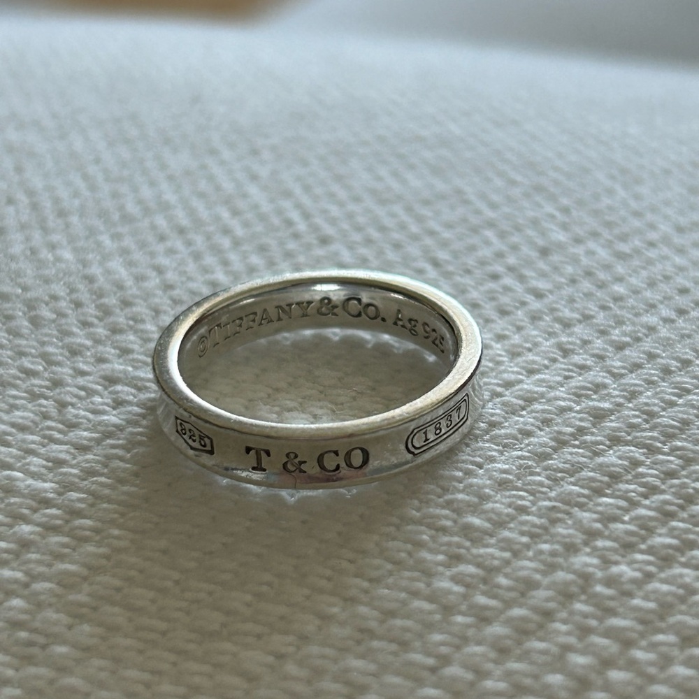 Tiffany & Co. 1837 Sterling Silver Ring 925